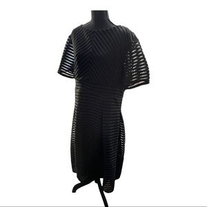 Little Black Textured Dress